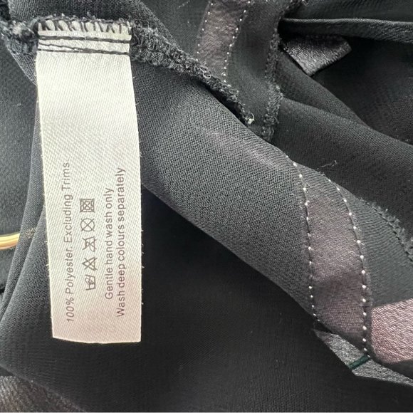 Ann summers babydoll dress nighty open cup bling black pink rhinestone buckle - Picture 13 of 13